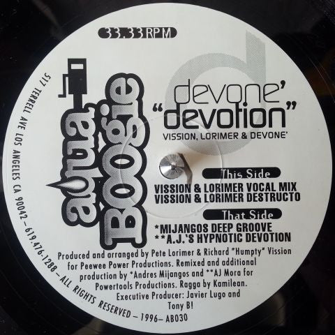 Devone'* : Devotion (12")