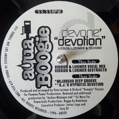 Devone'* : Devotion (12")