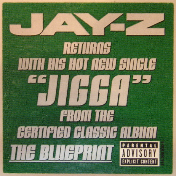 Jay-Z : Jigga (12", Single, Promo)