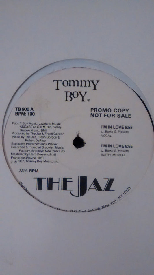The Jaz : I'm In Love (12", Promo)