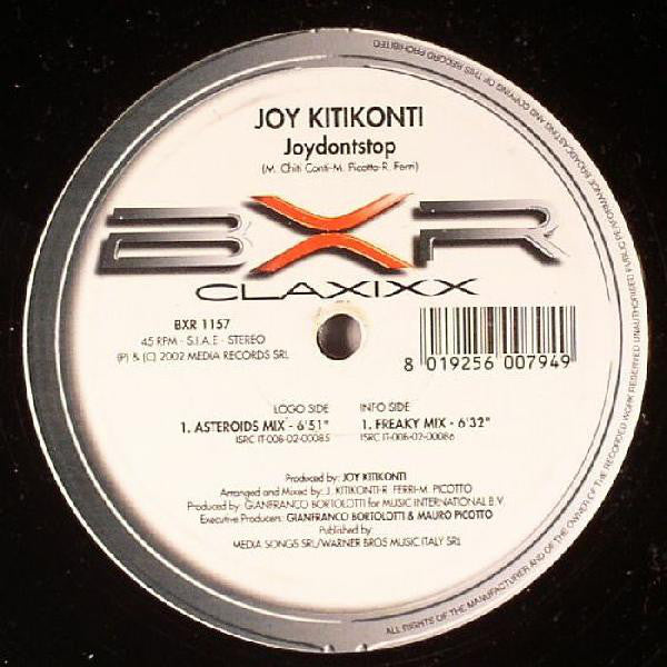 Joy Kitikonti : Joydontstop (12")