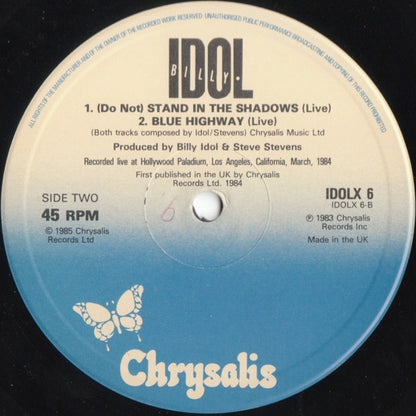 Billy Idol : Rebel Yell (Extended Version) (12", Single)