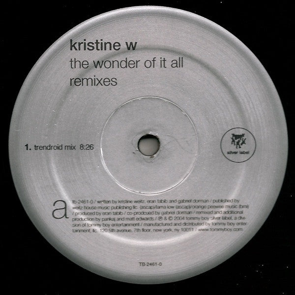 Kristine W : The Wonder Of It All (Remixes) (12")
