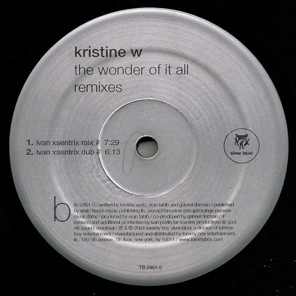 Kristine W : The Wonder Of It All (Remixes) (12")