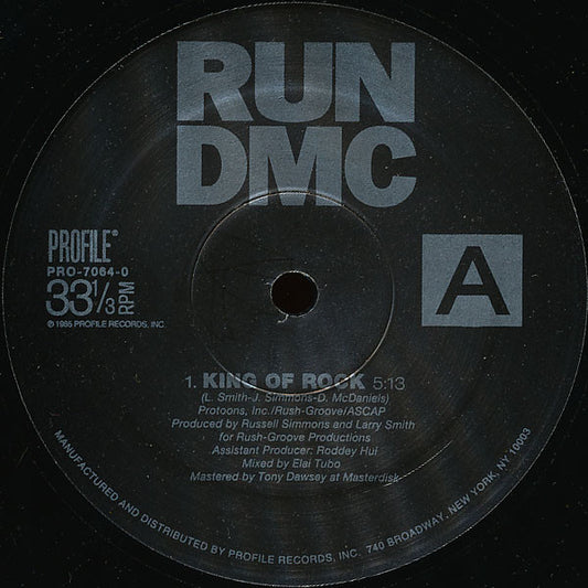 Run-D.M.C.* : King Of Rock (12", RE)