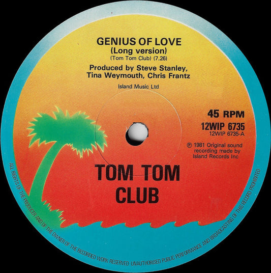 Tom Tom Club / Mr. Yellow : Genius Of Love / Yella (12")