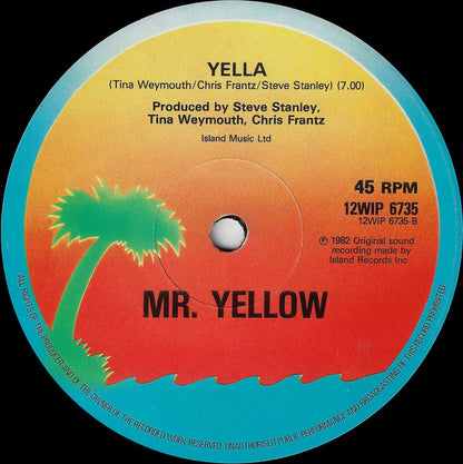 Tom Tom Club / Mr. Yellow : Genius Of Love / Yella (12")