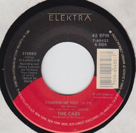 The Cars : Coming Up You (7", Single)