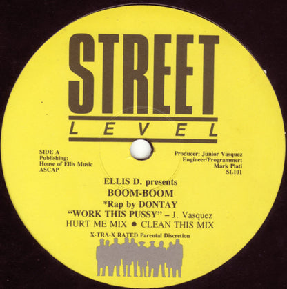 Ellis-D presents Boom Boom (2) : Work This Pussy (12")