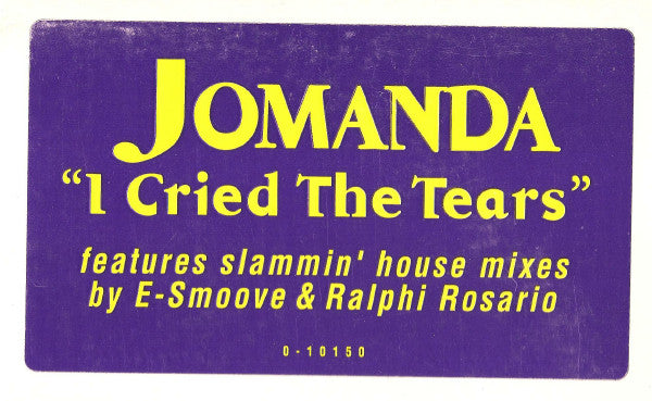 Jomanda : I Cried The Tears (12", Promo)