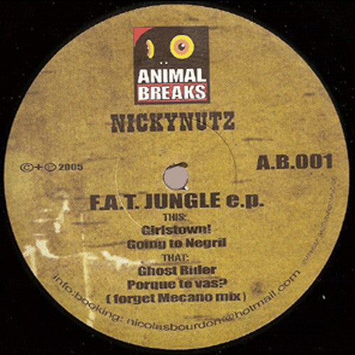 Nickynutz : F.A.T. Jungle E.P. (12", EP)