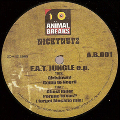 Nickynutz : F.A.T. Jungle E.P. (12", EP)