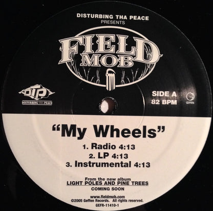 Field Mob : My Wheels (12", Single)