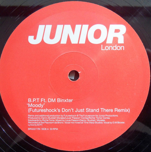 B.P.T. Ft. DM Binxter : Moody (12")