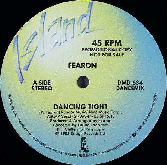 Fearon* : Dancing Tight (12", Promo)