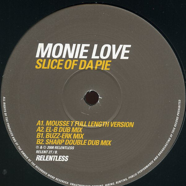 Monie Love : Slice Of Da Pie (12")