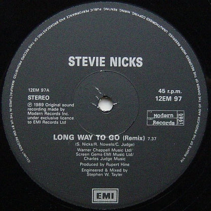 Stevie Nicks : Long Way To Go (12", Single, Gat)