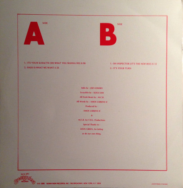 M.C.B.* : Fresh Beats (12", EP, RE)