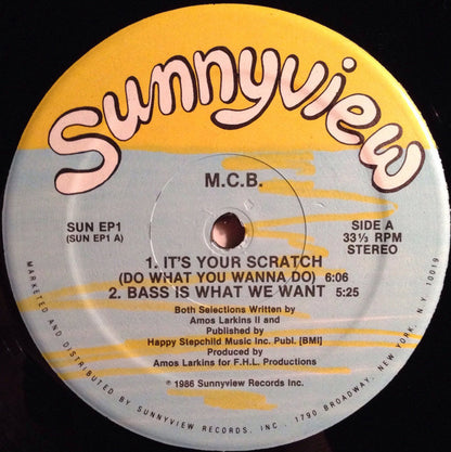 M.C.B.* : Fresh Beats (12", EP, RE)