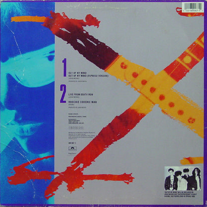 John Moore (3) And The Expressway : Out Of My Mind (12", Single, Blu)