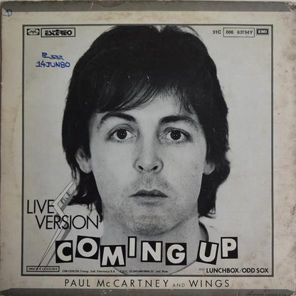Paul McCartney : Coming Up (7")