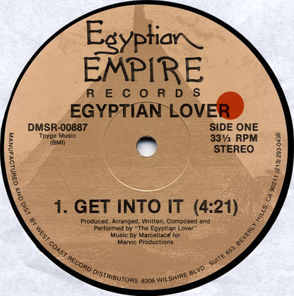 Egyptian Lover : Get Into It / Dance Music (12")