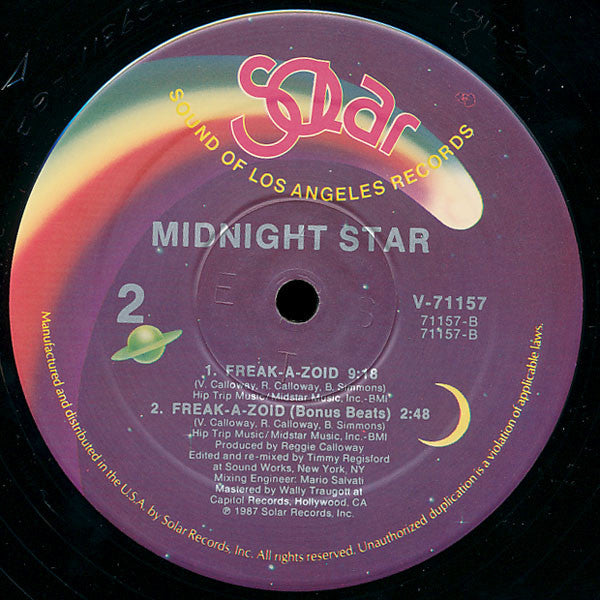 Midnight Star : Freak-A-Zoid (12", Single)