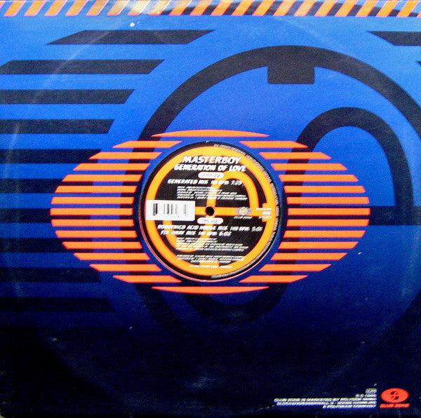 Masterboy : Generation Of Love (Remix) (12")