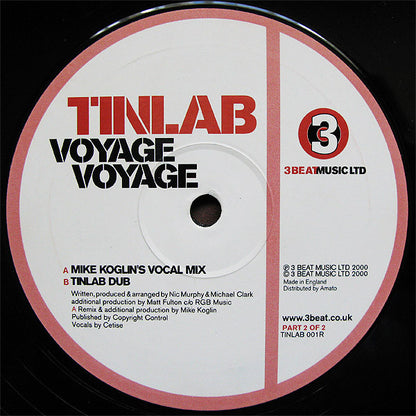 Tinlab : Voyage Voyage (12", 2/2)