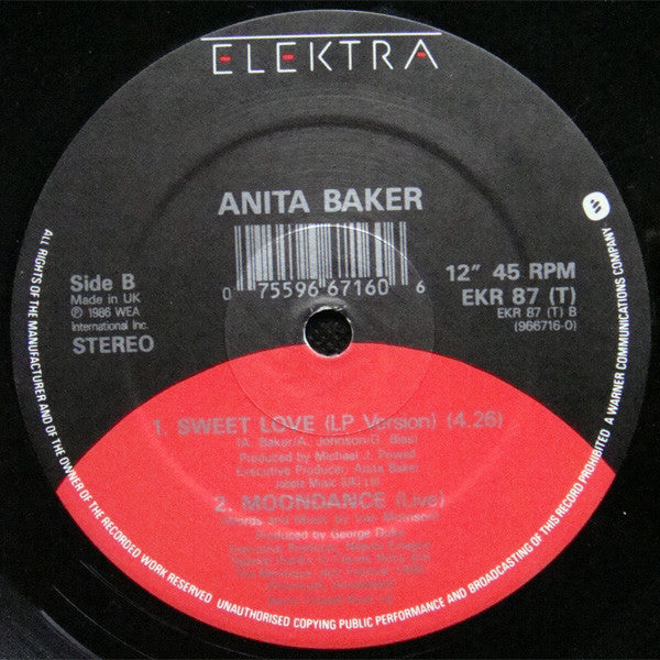 Anita Baker : Just Because (12")