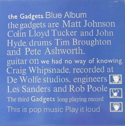 The Gadgets : Blue Album (LP, Album)