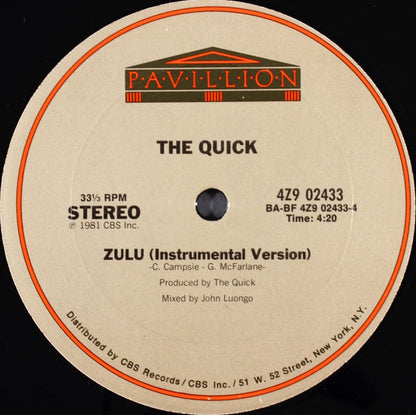 The Quick : Zulu (12")