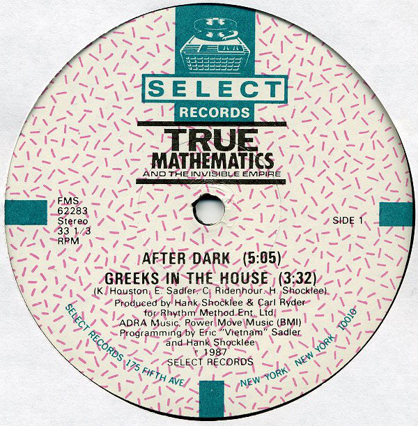 True Mathematics And The Invisible Empire (2) : After Dark (12")