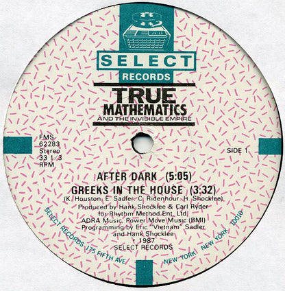 True Mathematics And The Invisible Empire (2) : After Dark (12")