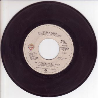 Chaka Khan : We Can Work It Out (7", Promo)