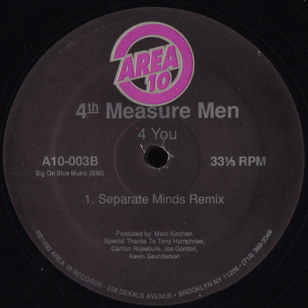 4th Measure Men : Just A Dream (12")