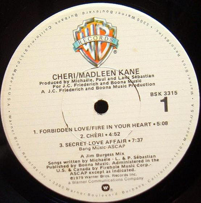 Madleen Kane : Cheri (LP, Album, P/Mixed, Win)