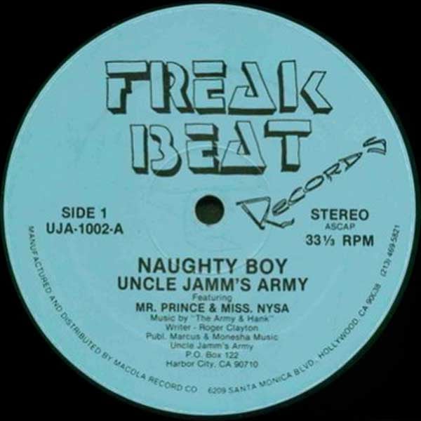 Uncle Jamm's Army : Naughty Boy (12", RP)