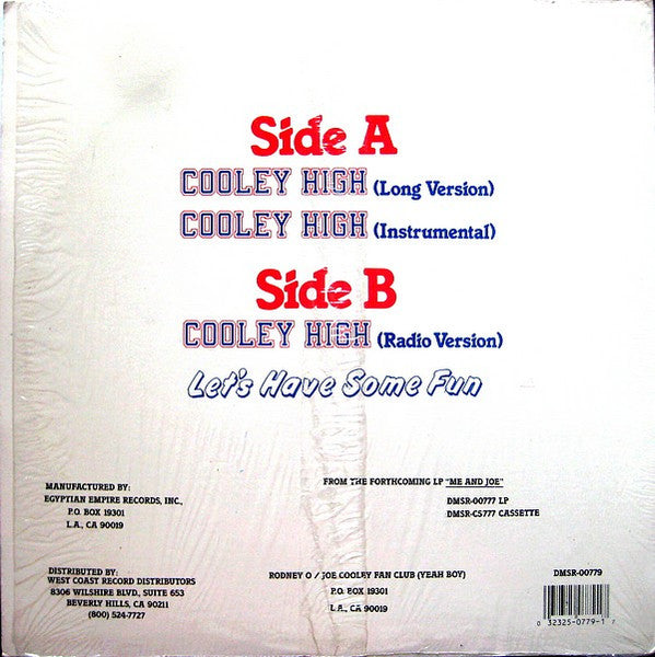 Rodney O & Joe Cooley : Cooley High (12")