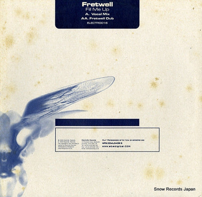 Fretwell : Fill Me Up (12")