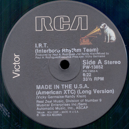 Interboro Rhythm Team : Made In The U.S.A. (American XTC) (12", Maxi)