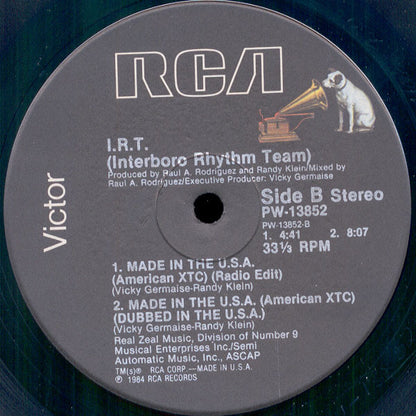 Interboro Rhythm Team : Made In The U.S.A. (American XTC) (12", Maxi)