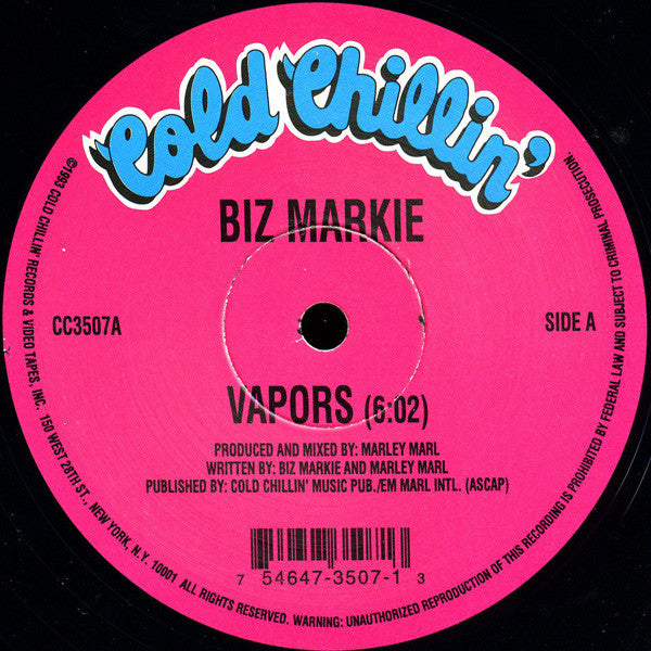 Biz Markie : Vapors (12", Ltd)