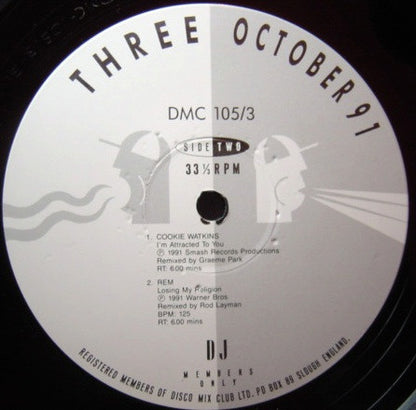 Various : October • 91 (Three) (12")
