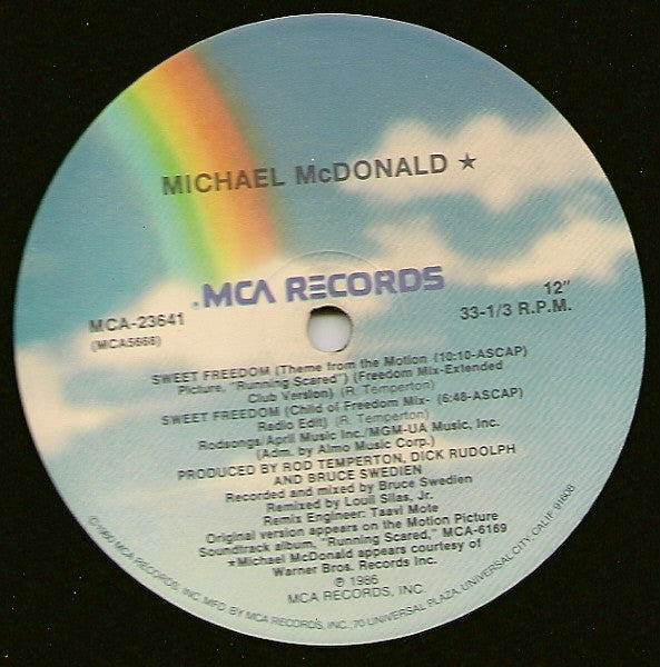 Michael McDonald : Sweet Freedom (12")