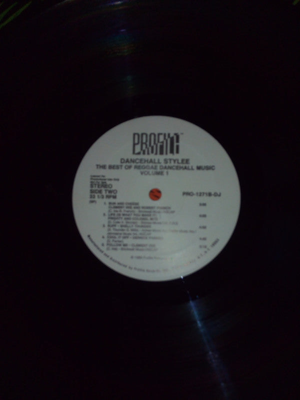 Various : Dancehall Stylee (The Best Of Reggae Dancehall Music Vol. 1) (LP, Comp, Promo)
