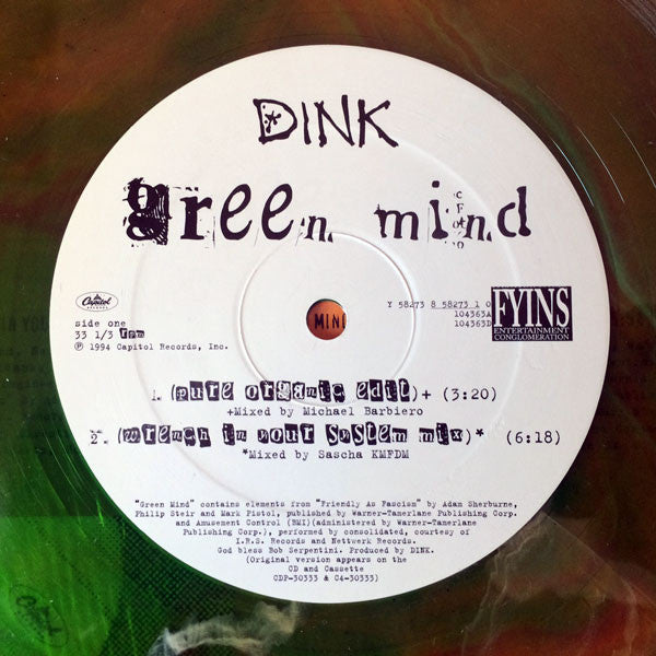 Dink : Green Mind (12", Gre)