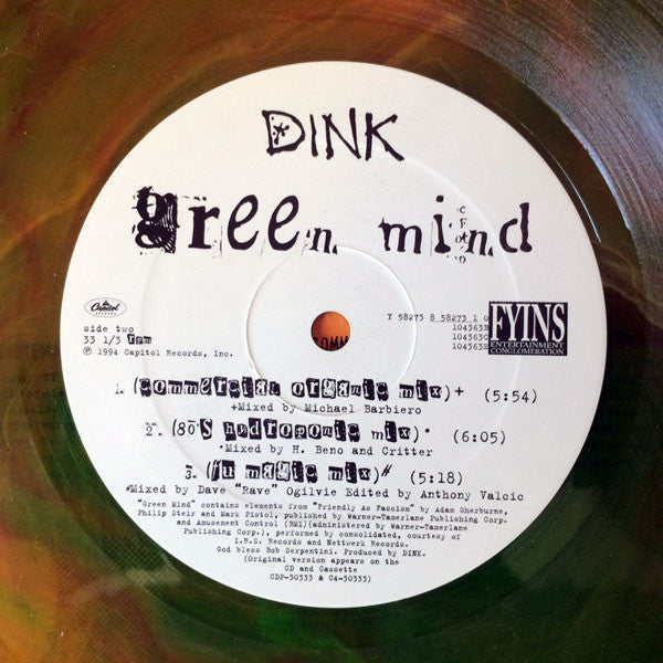Dink : Green Mind (12", Gre)