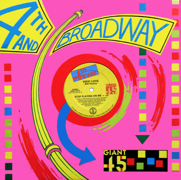 Vikki Love With Nuance : Stop Playing On Me (12", Hau)