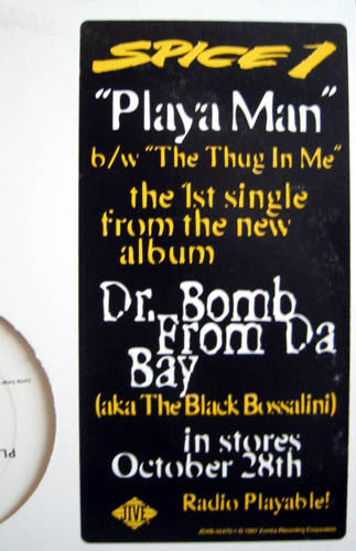 Spice 1 : Playa Man / The Thug In Me (12", Promo)